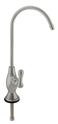 Miniatura 5 de Westbrass D2033-NL-20 Grifo dispensador de agua fría clásico de 1 palanca de 10 pulgadas, acero inoxidable