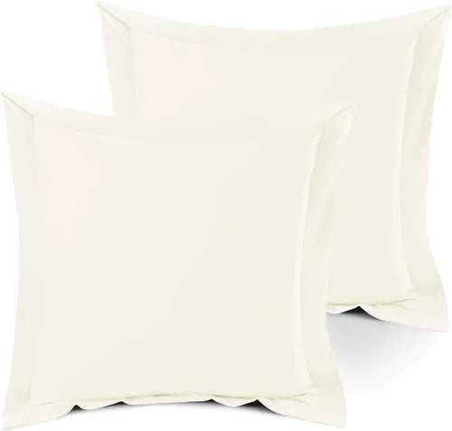 Miniatura 104 de Nestl Juego de 2 fundas tipo sham de almohada suaves - Fundas de almohada de microfibra de doble cepillado - Fundas de almohada de cama premium