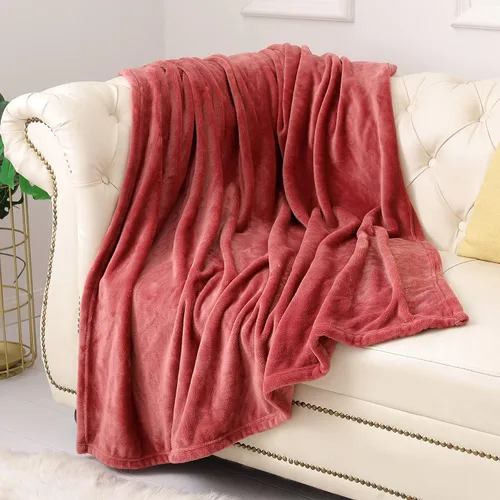 Miniatura 23 de KMUSET Manta de Tiro Súper Suave Premium de Franela de Forro Polar Sedosa Tamaño de Tiro Beige Microfibra Manta Ligera para Uso en Todas