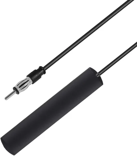 Miniatura 2 de Antena de radio universal para coche, estéreo AM FM, antena de parche de montaje adhesivo para parabrisas oculto para vehículo, camión, SUV, estéreo