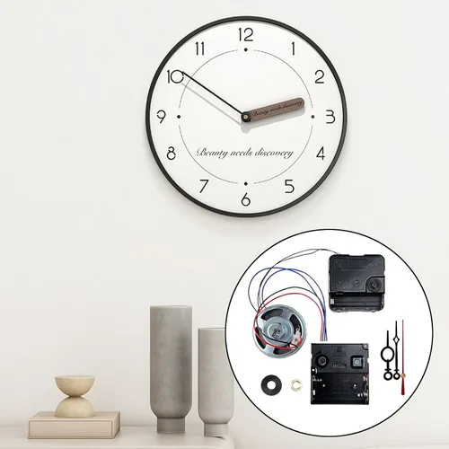 Miniatura 6 de Reloj de pared DIY Mecanismo de Movimiento Reloj de Péndulo Reemplazo con Caja de Campana de Música con Manecillas para Club Bar Oficina Relojes