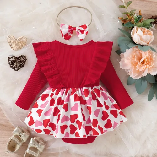 Miniatura 23 de Mameluco de Navidad para niñas recién nacidas, falda de malla de terciopelo rojo, traje de primera Navidad, regalo de Navidad