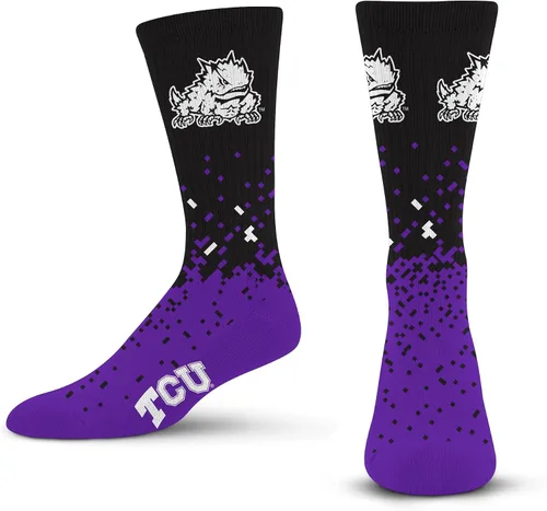 Miniatura 46 de For Bare Feet Calcetines de la NCAA para niños y niñas, unisex, Spray Zone Crew, para jóvenes