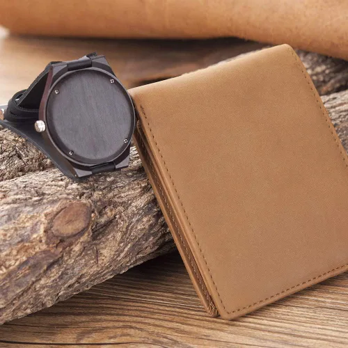 Miniatura 8 de 2win Cartera para hombre con grabado para mamá hijo cartera reloj personalizado reloj especial de aniversario para marido hijo novio papá