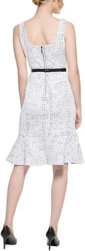 Miniatura 2 de Karl Lagerfeld Paris Womens Jacquard Sleeveless Shift Dress
