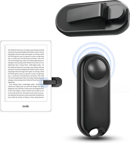 Miniatura 12 de DATAFY [Compatible con Fundas] Anillo Girador de Página con Control Remoto para Kindle Paperwhite Oasis Scribe Kobo eReaders, Controles Remotos
