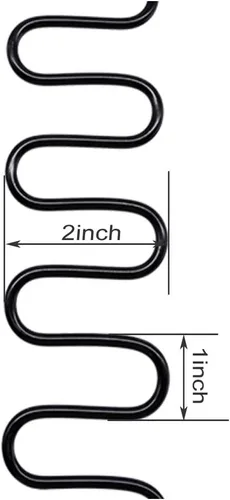 Miniatura 2 de Yoogu Reemplazo de resorte para tapicería de sofá de 20 pulgadas, incluye clips, 4 piezas para reparación de muebles u otras aplicaciones
