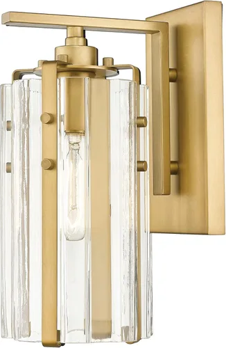 Miniatura 9 de Z-Lite 3036-1S-PN Alverton - Aplique de pared, 1 luz, 100 vatios, níquel pulido plateado