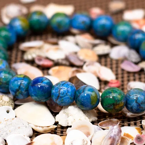 Miniatura 5 de DAZCOLO - Pulsera de gemas hecha a mano de 7,5 pulgadas, piedras preciosas elásticas de 8 mm, cuentas redondas, cristales de cuarzo, unisex
