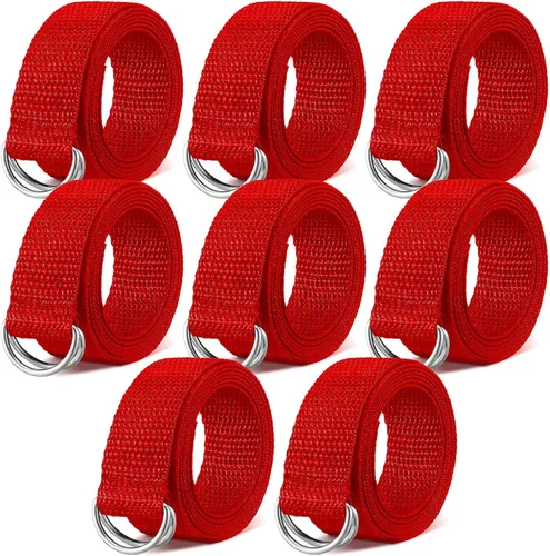 Miniatura 2 de Seematn Web - Cinturón de fútbol de 52 pulgadas, cinturón de fútbol con anillo en D para hombres, mujeres, jóvenes, niños y niñas Azul