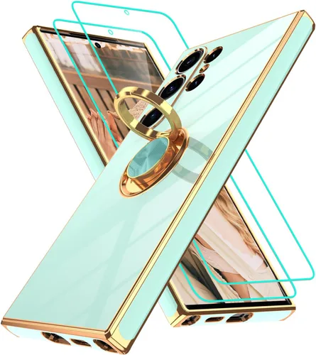 Miniatura 53 de Gritup Funda para Samsung Galaxy A14 5G: Funda Samsung A14 con 2 Protectores de Pantalla, Soporte de Anillo con Rotación 360°, Soporte Magnético