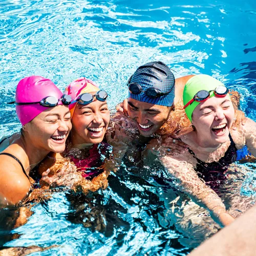 Miniatura 2 de Sporti Gorra de Natación de Silicona de Edición Limitada para Adultos con Dimensión Altura 7.6" - Apertura 7.5", Gorra de Natación Variedad de I