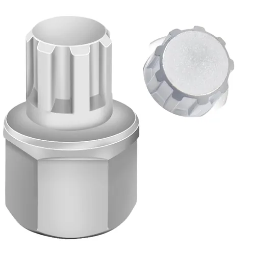 Miniatura 22 de Llave de tuerca de bloqueo de rueda de 11/15PT compatible con BMW, enchufe de tuerca de bloqueo de rueda AdaPTer, herramienta de extracción
