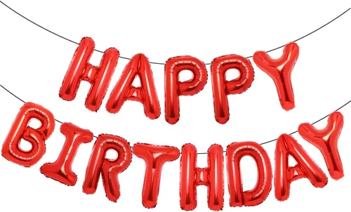 Miniatura 8 de Accevo Cartel de globos negros con letras Happy Birthday, 16 pulgadas, papel de aluminio, letras 3D, feliz cumpleaños para niños, adultos, unisex