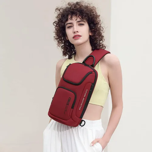 Miniatura 6 de BANGE Sling Bag, Waterproof Men's Chest Bag Shoulder bags Crossbody Sling Backpack for Men