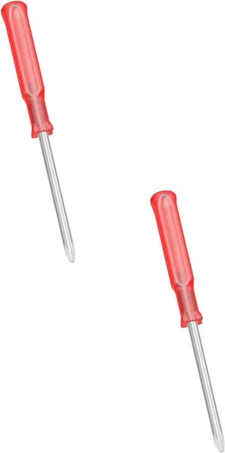 Miniatura 13 de 2 piezas Mini destornillador Phillips, 2.5mm de cabeza cruzada con mango antideslizante negro para pequeños electrodomésticos, 3.62" (92mm)