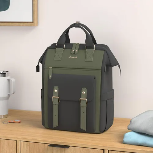 Miniatura 2 de Mochila para portátil para mujeres, mochila de trabajo, mochila de viaje, mochila para estudiantes, mochilas escolares, 15,6 pulg., Mochilas Tote