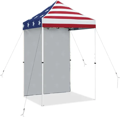 Miniatura 37 de EAGLE PEAK Toldo instantáneo de 5 x 5 con paneles de pared de 4 lados, pequeña tienda de campaña portátil desplegable con bolsa de transporte