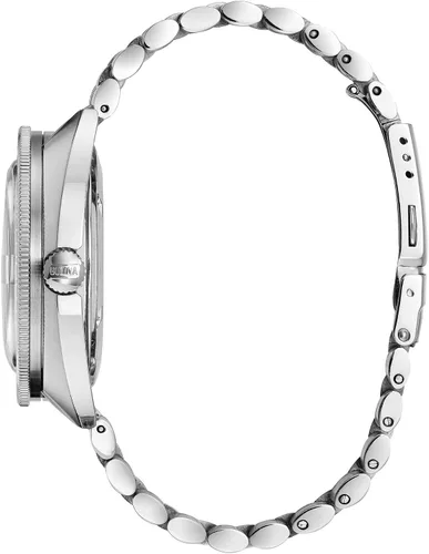 Miniatura 2 de Bulova - Reloj automático de acero inoxidable con esfera verde oceanógrafo 96B322 para hombre Bobinado automático