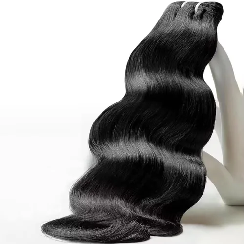 Miniatura 14 de TRIIPPY Paquetes de cabello humano ondulado, 100% cabello camboyano sin procesar SoftMAX, 3 paquetes (16, 16, 16, 16 pulgadas), triple la vida útil