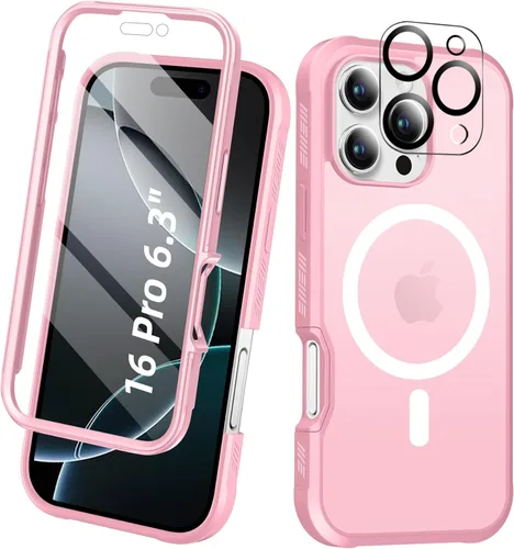 Miniatura 25 de Funda para iPhone 15 de cuerpo completo, protector de pantalla integrado, con protector de lente de cámara, [antiamarilleamiento], funda protectora