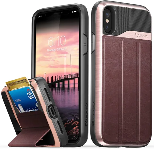 Miniatura 34 de VENA vCommute - Funda tipo cartera compatible con Apple iPhone 12 Pro Max (6.7 pulgadas) (protección contra caídas de grado militar), funda de cuero