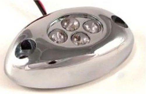 Miniatura 4 de Octane Lighting 1 módulo de acento cromado LED verde para motocicleta, marco picador de luz neón brillante
