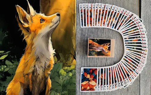 Miniatura 7 de Gatos victorianos que juegan a las cartas (baraja de póquer 54 cartas todas diferentes) Gatos guapos en trajes victorianos y sombreros lindos gatos