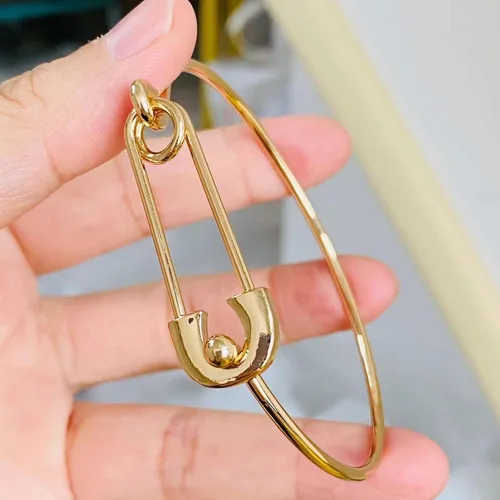 Miniatura 6 de Brazaletes de oro para mujer, brazaletes indios apilables de múltiples capas abiertos, pulseras gruesas de oro bohemio, pulseras indias de cadena
