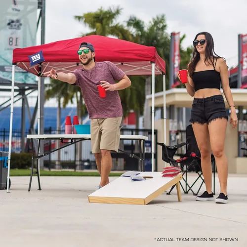 Miniatura 5 de Wild Sports - Puf de doble cara NCAA College de 8 unidades, bolsas de lanzamiento prémium para juego de cornhole, ideal para portones traseros