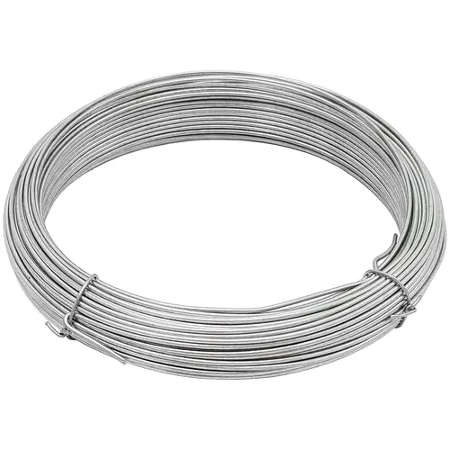 Alambre sólido galvanizado de calibre 19, alambre de pasatiempo galvanizado de 98 pies, alambre de acero multiusos ideal para manualidades,