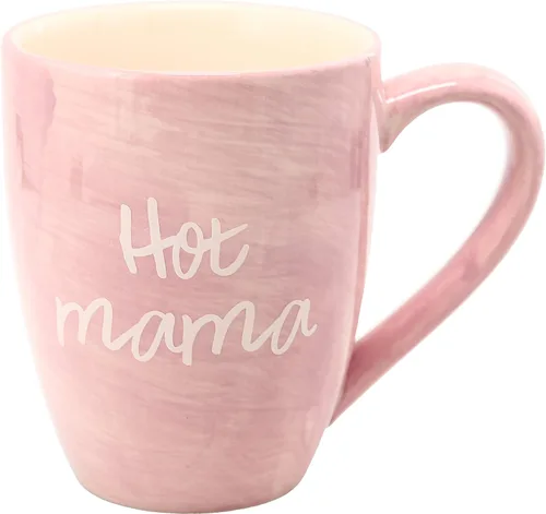 Miniatura 8 de Pavilion - Taza de café grande de cerámica con diseño de texto "Mama Bear", compatible con microondas y lavavajillas, tazas altas de café o té
