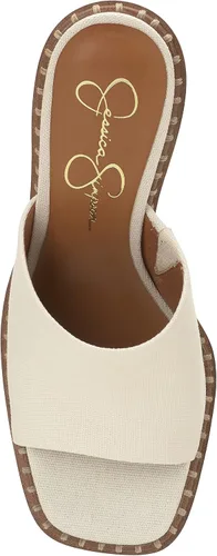 Miniatura 5 de Jessica Simpson Womens Lendrila Leather Slip-On Heels
