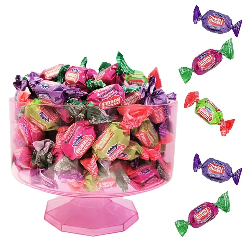 Miniatura 3 de Fruidles Bolas de goma de mascar de doble burbuja con sabor a frutas originales y mixtas, golosinas de bufé de caramelos, parve certificado Kosher