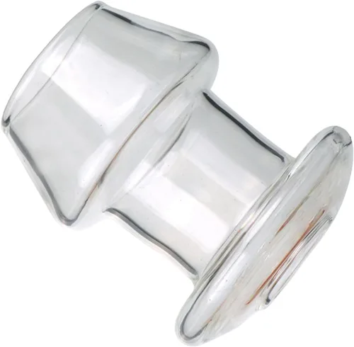 Miniatura 2 de Tubo de vidrio transparente hueco con tapón anal para masturbación masculina y femenina Juguetes sexuales para adultos