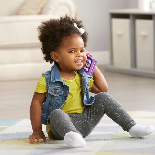 Miniatura 4 de LeapFrog Chat and Count Emoji - Teléfono, blanco, gran regalo para niños y niñas, Púrpura Morado