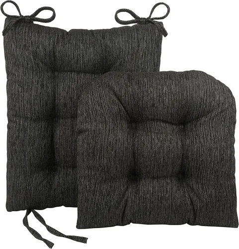 Miniatura 10 de Klear Vu The Gripper - Juego de cojines antideslizantes para silla mecedora con acolchado grueso, incluye almohadilla de asiento y almohada