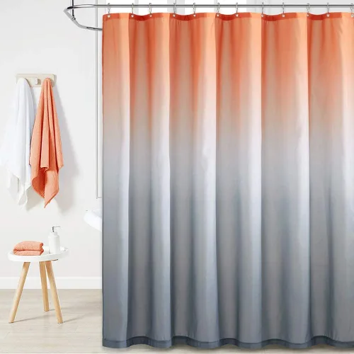 Miniatura 9 de KGORGE Cortina de ducha para baño, impermeable, con patrón de plantas, tamaño de cabina, decoración de baño para tina, inodoro, spa, 36 pulgadas