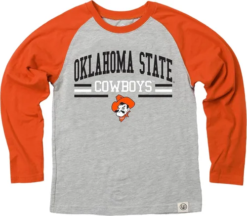 Miniatura 44 de Wes and Willy NCAA playera raglán de manga larga para niños