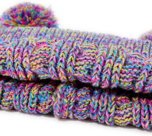 Miniatura 22 de Century Star Toddler Beanie Baby Girls Winter Hat - 6-36 Months Warm Knit Pom Pom Hats for Gils Boys