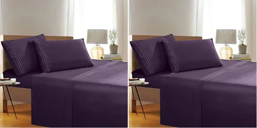Elegant Comfort 1500 Premier Resistente a Arrugas y Decoloración de Calidad Hotel Juego de Sábanas de 4 Piezas Ultra Suave Lujoso Incluye Sábana