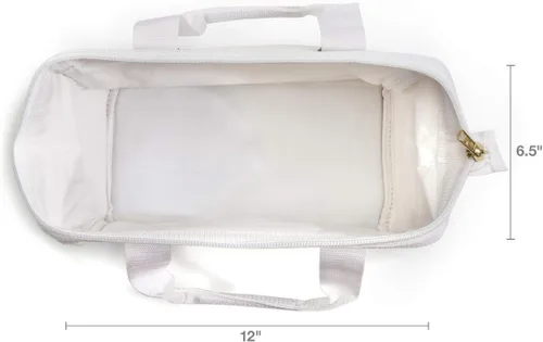 Miniatura 5 de Dickies Bolsa de trabajo de lona duradera de 12 pulgadas para pintores, carpinteros y constructores, cremallera resistente, asas reforzadas