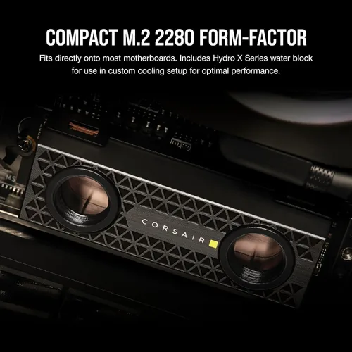 Miniatura 7 de Corsair MP700 PRO 1TB M.2 PCIe Gen5 x4 NVMe 2.0 SSD – M.2 2280 – Hasta 11,700MB/seg de lectura secuencial – NAND TLC de alta densidad – Negro
