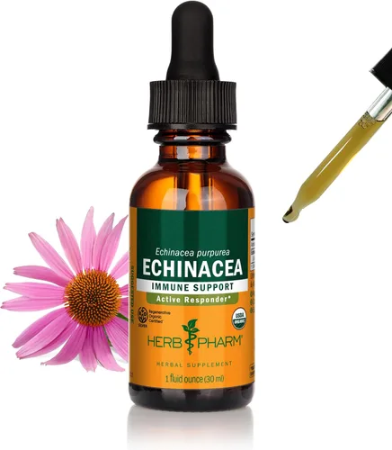 Herb Pharm equinácea orgánica sin alcohol para defensa inmune - 1 onza., DECH01, 1 Ounce, 1, 1