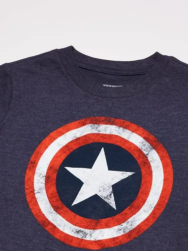 Miniatura 2 de Marvel Camiseta del Capitán América para niño, marino