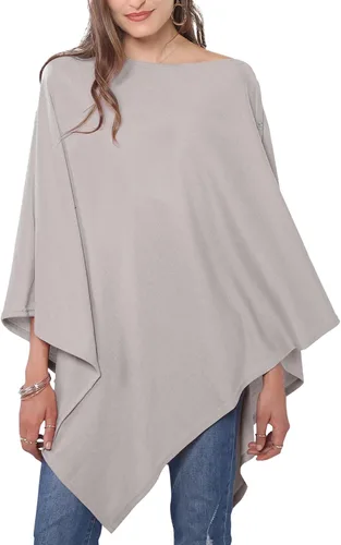Miniatura 37 de MissShorthair Versatile Women's Shawl Wrap – Soft Knitted Poncho Cape Scarf for Fall Winter