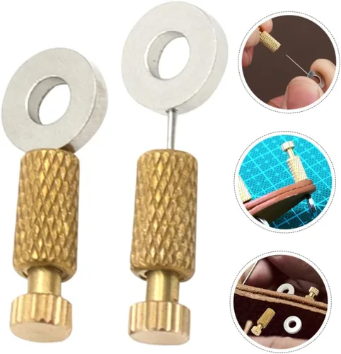 Miniatura 8 de 4 Uds. Herramientas de costura de mano de posicionamiento de mano agujas de posicionamiento fijo Costura Artesanía Bordes hechos a mano Bloqueo