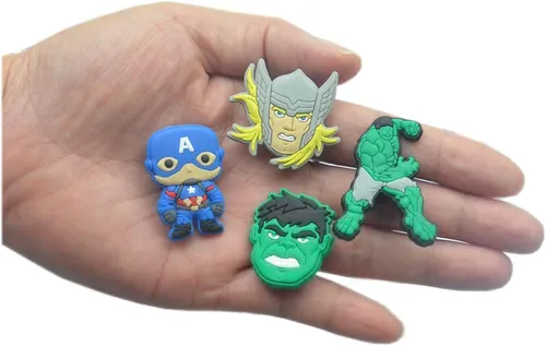 Miniatura 2 de 100 dijes de dibujos animados para zapatos con agujeros y pulsera bolsa de regalo regalo de Navidad regalos de fiesta de cumpleaños para niños