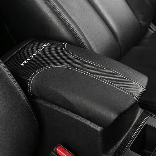 Miniatura 12 de XITER Protector de funda para reposabrazos de automóvil, 1 almohadilla de cuero para consola central para Nissan Rogue 2014-2020, 2017-2022 Rogue