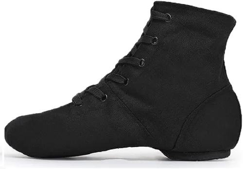 Miniatura 3 de Smithmelody Canvas Jazz Dancing Sneakers Ballet Dance Boots for Girls Boys